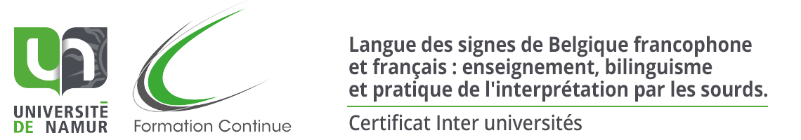Certificat en Co-interprétation en direct et en différé Français - Langue des signes de Belgique francophone