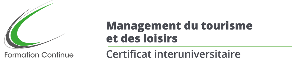 Certificat en management du tourisme et des loisirs